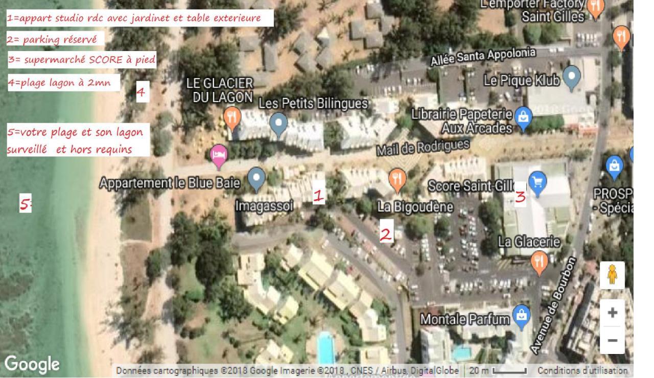 Apartament A Pied Dans L Eau Ecolo 97434 L'Ermitage-Les-Bains Zewnętrze zdjęcie